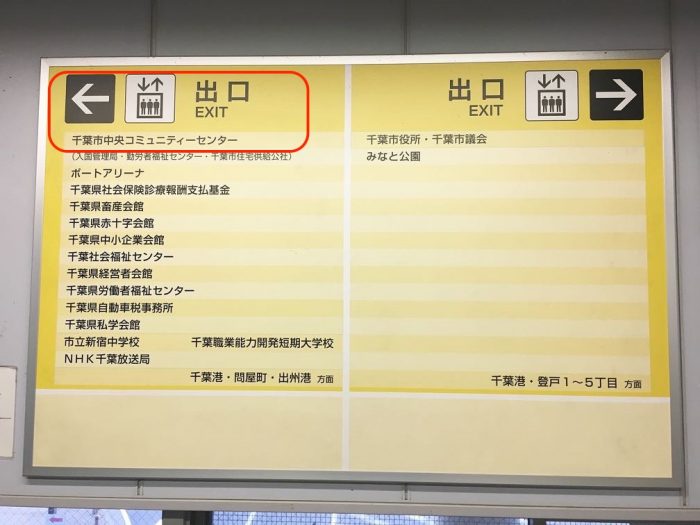 千葉都市モノレール「市役所前駅」